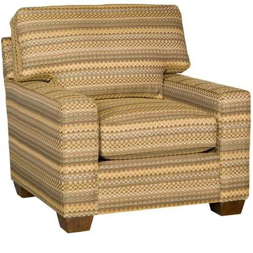 King Hickory Winston 7401TBMF Transitional Chair with Track Arms